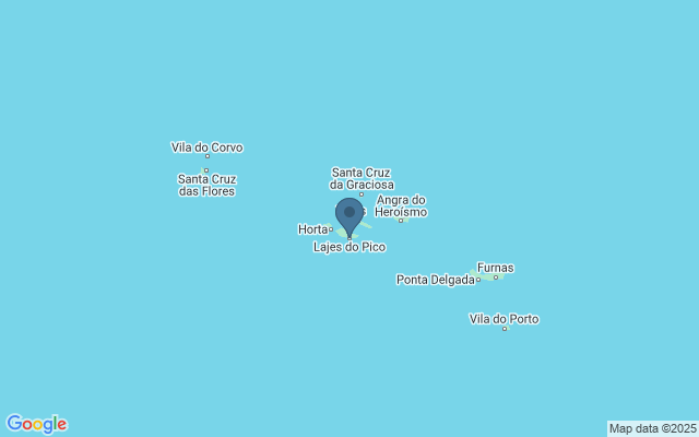 Kaart met locatie Ponta do Pico (Pico)